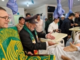   رویداد معنوی و باشکوه حضور خادمان حرم مطهر رضوی (ع) در بیمارستان قمر بنی هاشم (ع) شهرستان بیضا